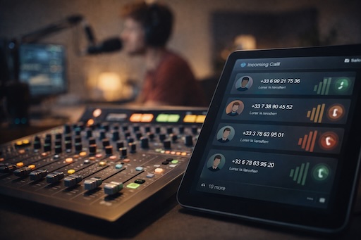 Comment gérer les appels téléphoniques sur sa webradio ?